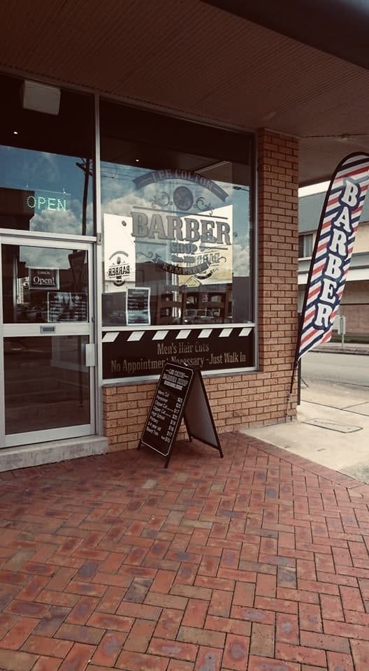 Lee Colton Barber Shop storefront in Kempsey